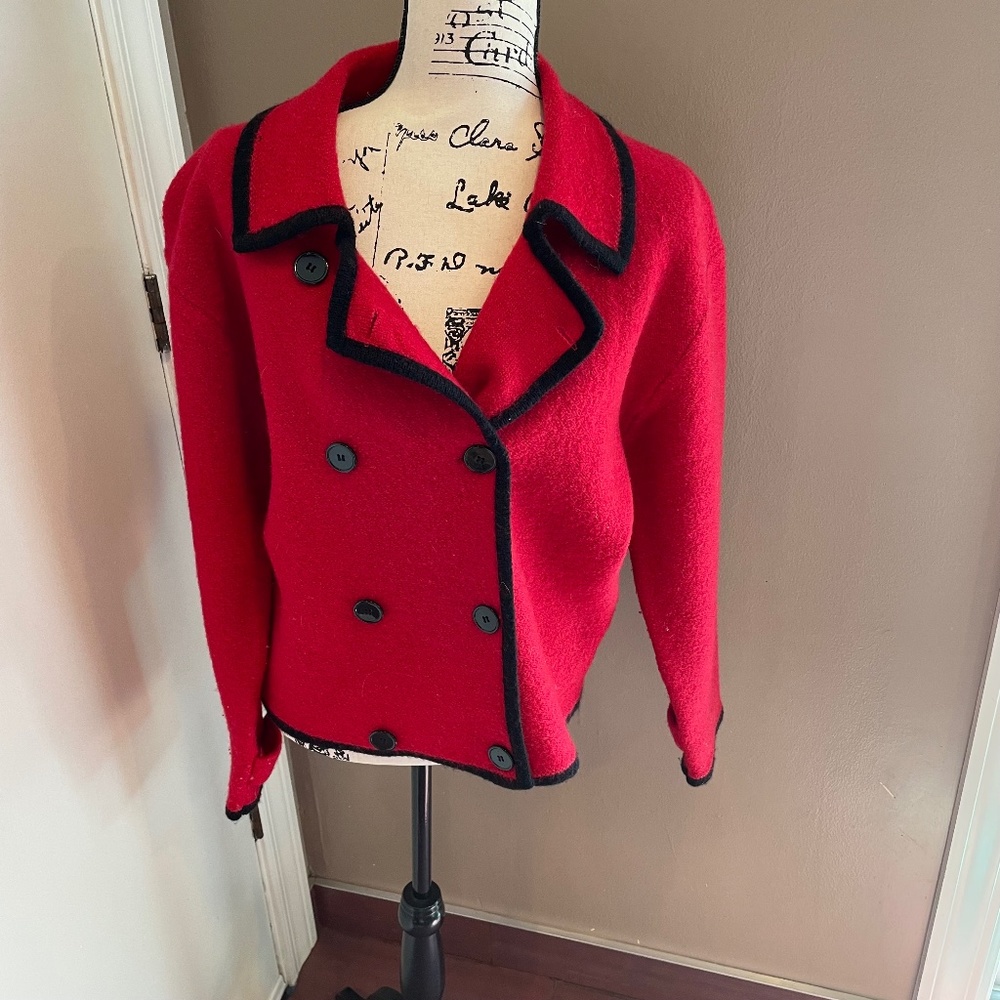Vintage Knitting Needles wool sweater jacket